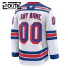 Dresovi New York Rangers 2024-25 Fanatics Premium Custom Gostujući Bijela - Dječji